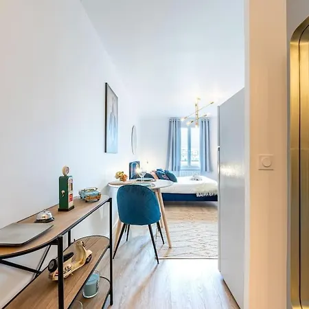 Apartment Proche Technopole: Lit Double - Fibre - Lave-linge